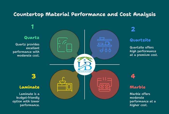Countertop Material Performance and Cost Analysis