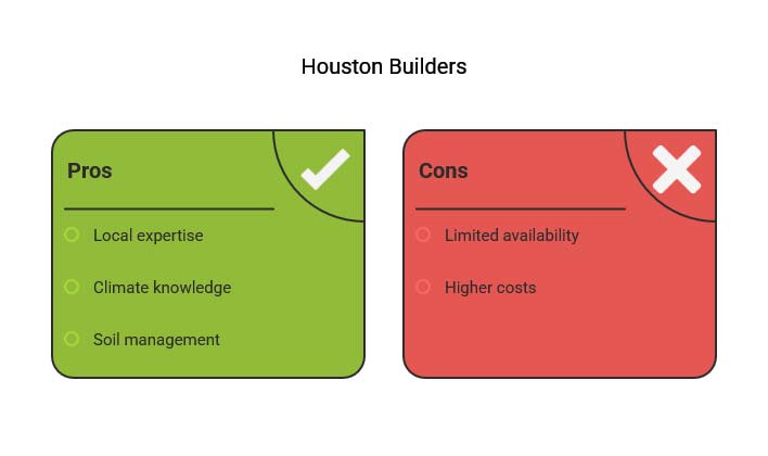 Houston Builders pros and cons