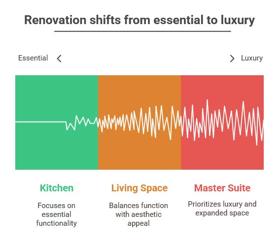 Renovation shifts from essential to luxury