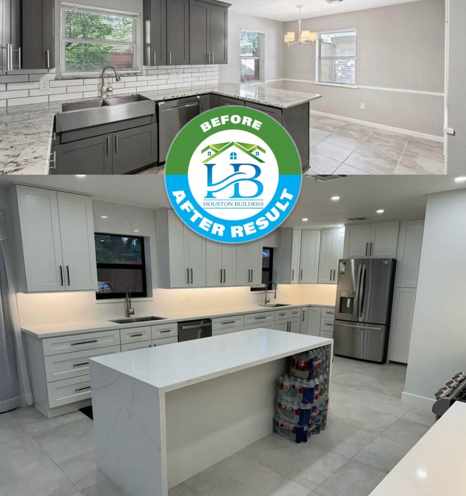 Kitchen work triangle diagram showing optimal placement of sink refrigerator and stove in Houston home