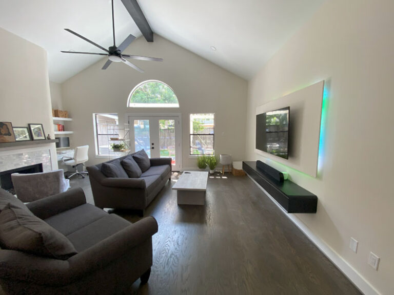 living room renovation