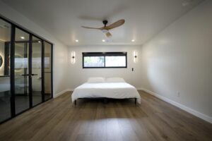 New luxury vinyl plank flooring installation in Pasadena TX home