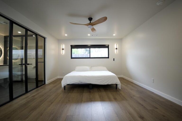 New luxury vinyl plank flooring installation in Pasadena TX home