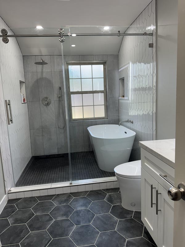 small bathroom remodel in Kemah