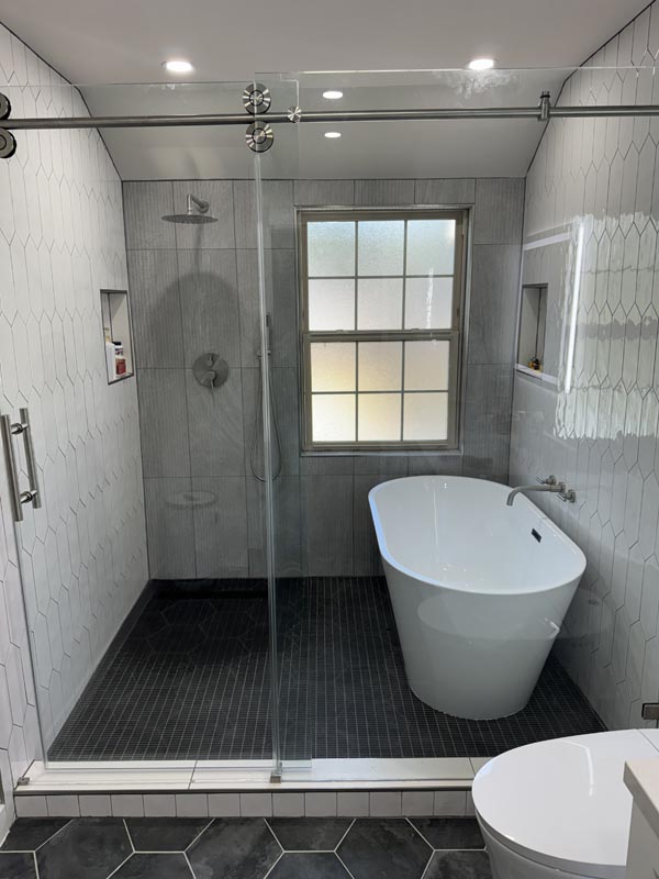 single vanity installation