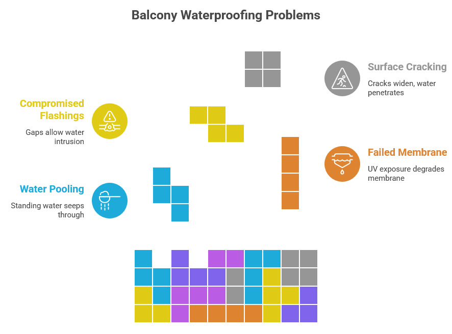 Balcony Waterproofing Problems