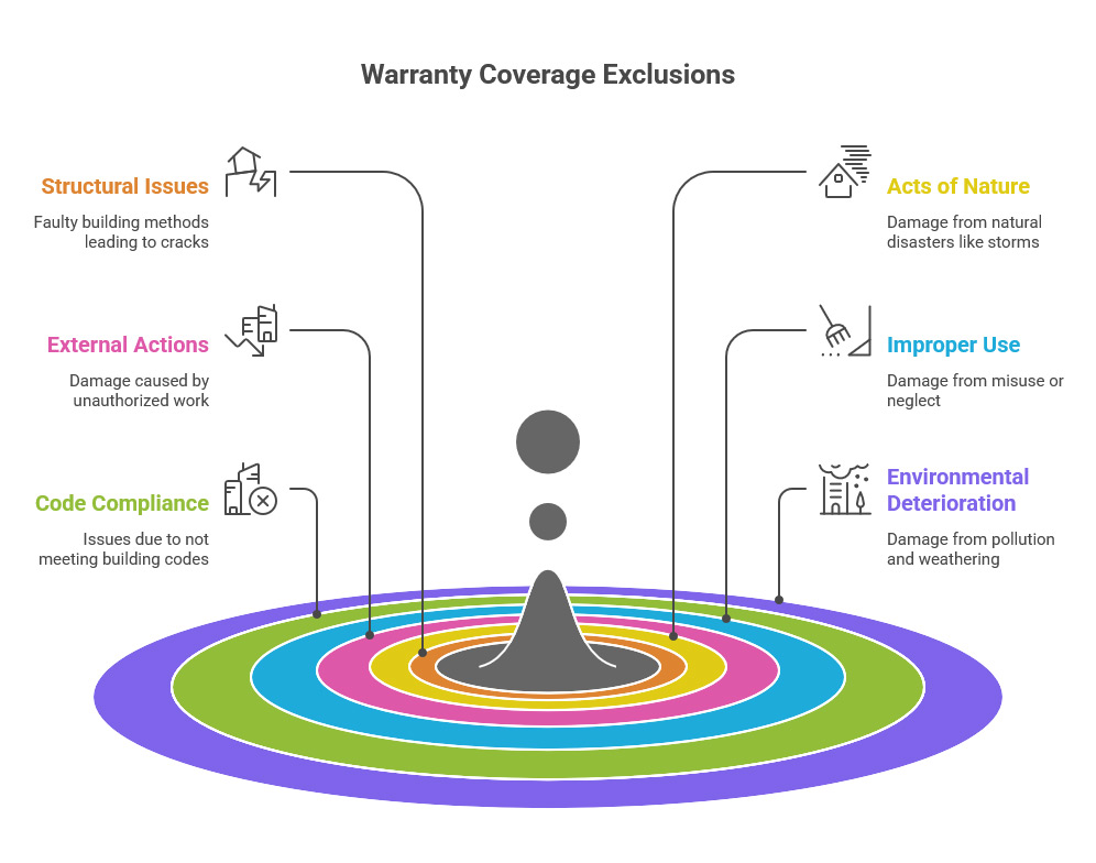 waterproof Warranty Coverage Exclusions