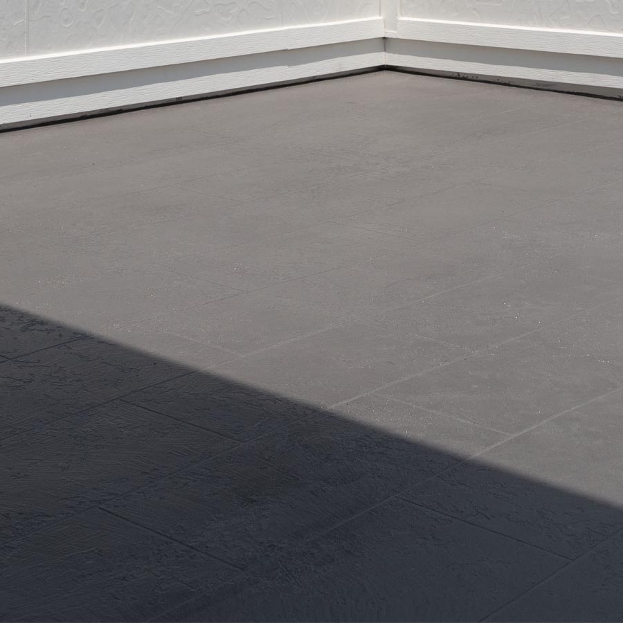 Finished balcony renovation with Westcoat waterproofing system Houston Heights