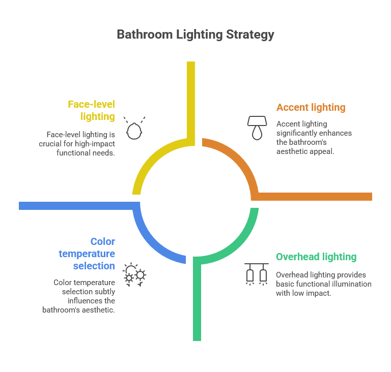 Bathroom lighting code requirements and best placement strategies