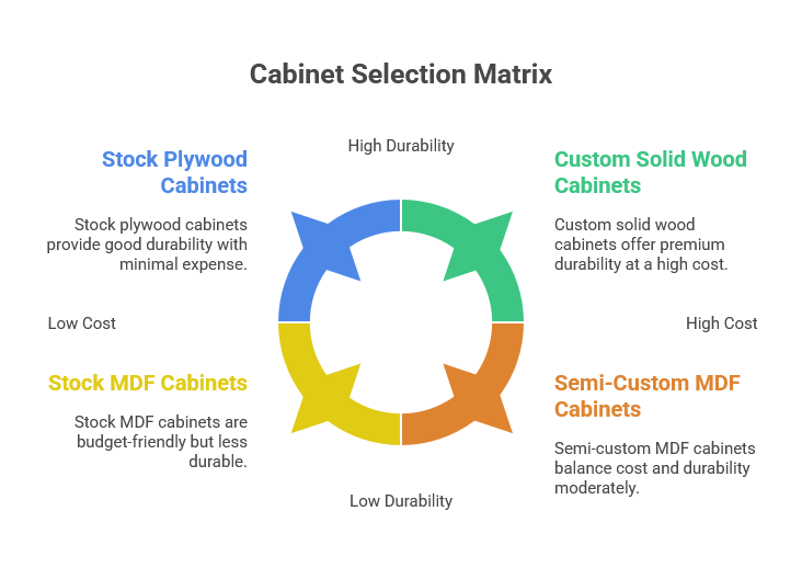 Cabinet construction types explained for Houston kitchen remodels