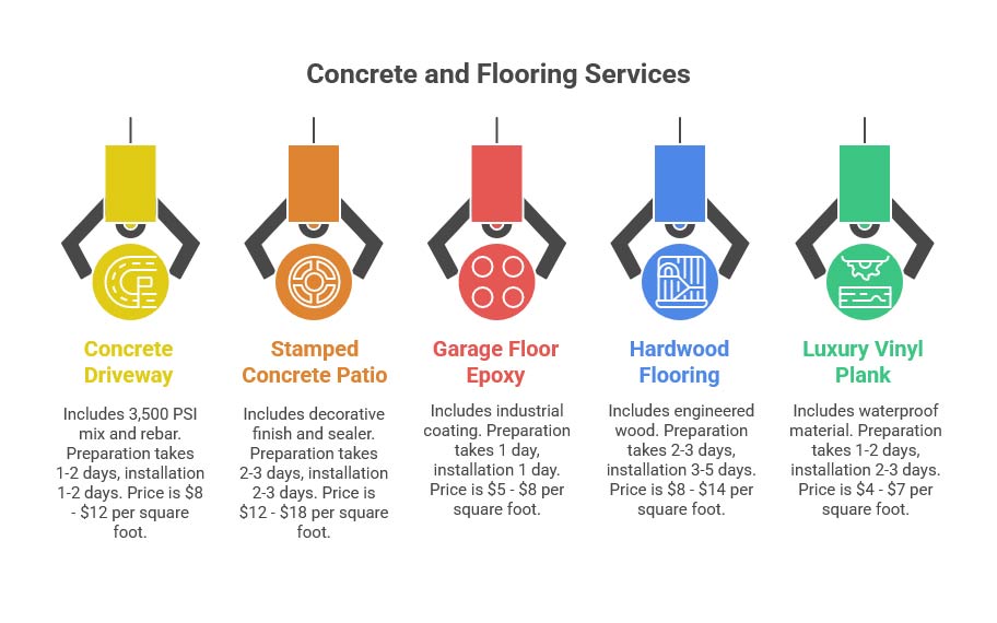Concrete and Flooring Services