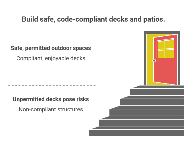 Build safe, code-compliant decks and patios.