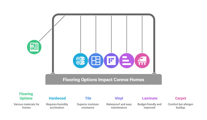 Flooring Options Impact Conroe Homes