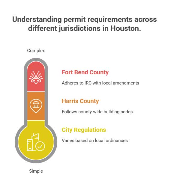 Understanding permit requirements across different jurisdictions in Houston.