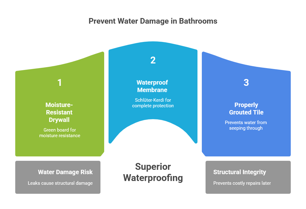 Moisture management and structural protection graphic for Arcola TX exterior remodels including siding flashing and plaster repairs