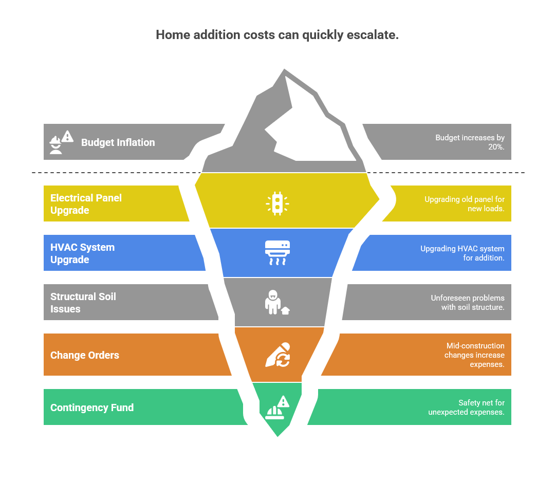 Hidden costs of home additions in Needville TX and Fort Bend County