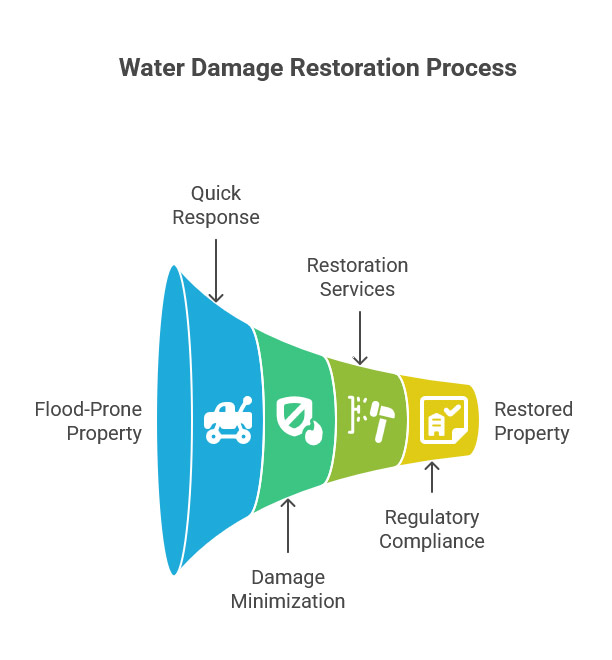 Water Damage Restoration Process galena park