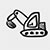 Debris bagger icon for demolition and water damage restoration in Sweeny TX