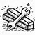 Brick and wrench icon for Full replaster and exterior wall repair planning in Surfside Beach TX
