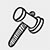 Hammer icon for roofing repairs and decking replacement costs in Oyster Creek TX