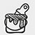 Paint bucket icon for exterior paint and siding repairs in Danbury
