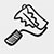 Roll paint brush icon for interior and exterior painting planning in Orchard TX