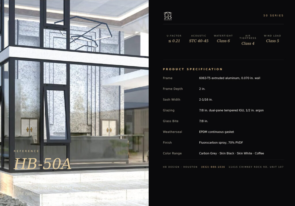 50a modern windows, doors and sliding doors